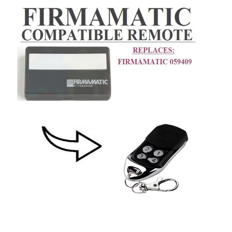 

1pcs FOR FIRMAMATIC 059409 remote, FIRMAMATIC garage door remote replacement free shipping