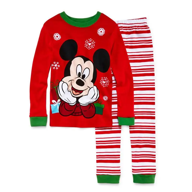 Детский пижамный комплект, одежда для сна, пижамы для мальчиков, Рождественский комплект нижнего белья со снеговиком, пижамы для маленьких девочек, хлопковая ночная рубашка, одежда для сна