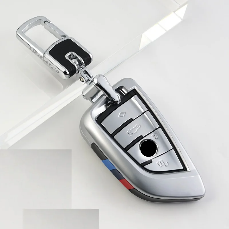 ABS чехол для автомобильных ключей, покрытие, пульт дистанционного управления, держатель для ключей на сумку для BMW X1 X5 X6 F15 F16 F48 BMW 1/2 серии, брелок для ключей