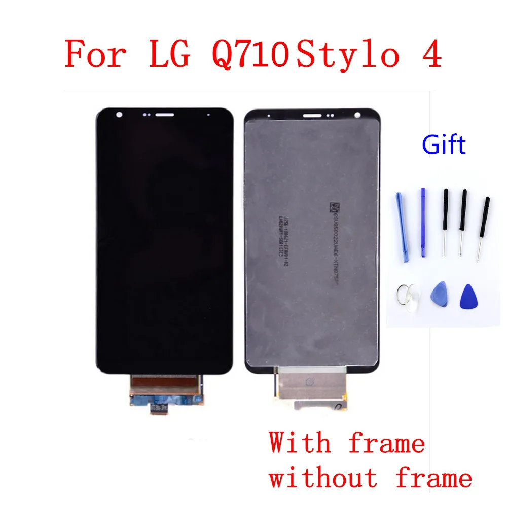 

STARDE Replacement LCD For LG Stylo4 Q710 Q710MS Q710CS LCD Display + Touch Screen Digitizer Assembly with Frame Black color