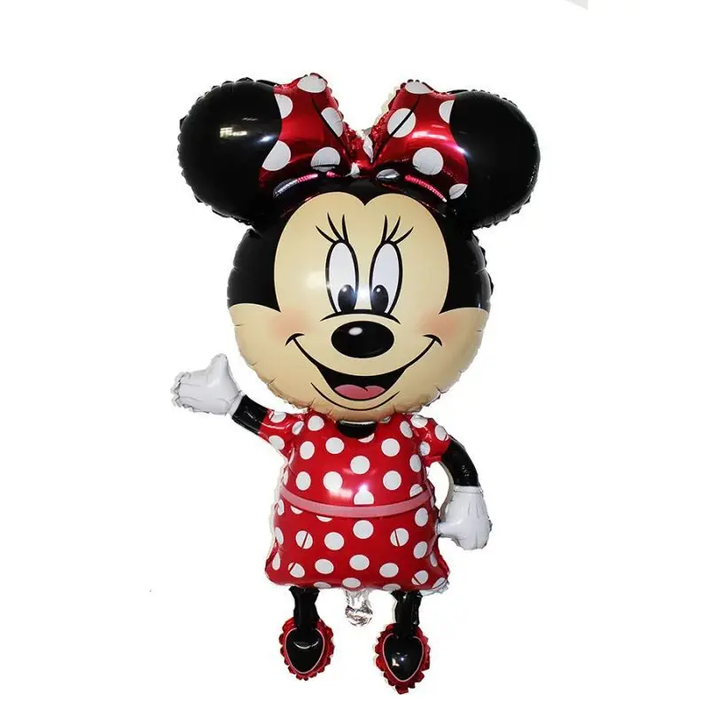 Disney Mickey Minnie Mouse 110 cm Giant Balloon Cartoon toys Map Decoration Baby Shower Birthday Party Balloon Toys Kids