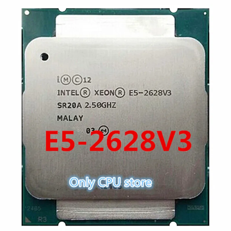 Процессор Intel Xeon E5 2628V3 2,5 GHZ 8-ядерный smartcache E5 2628V3 intel LGA 2011-V3 84 Вт 22nm E5-2628V3 Процессор E5-2628V3