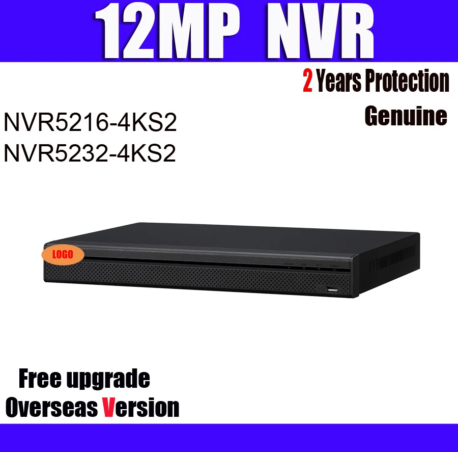 

NVR NVR5208-4KS2 NVR5216-4KS2 NVR5232-4KS212MP resolution 8/16/32CH 1U 4K H.265 NVR Onvif FOR IP CAMERA