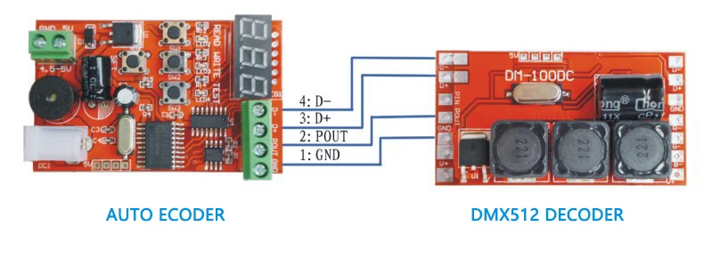 DMX512 простой адрес писатель, используется для декодер RGB, прожекторы, подземный светильник, сценический светильник, DMX кодировщик DMX адрес editor