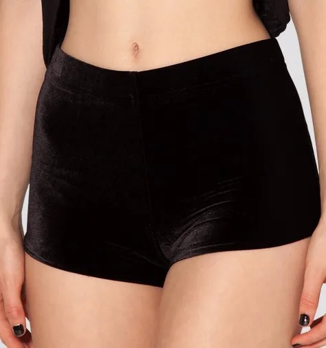 EAST-KNITTING-X-066-Velvet-Deep-Blue-Bummers-High-Waist-women-Fashion-shorts-XXS-XS-S (1)