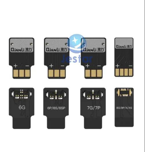 

4pcs/lot Battery FPC socket repair Flex cable for iphone 6 6sp 7p 8 X XS MAX