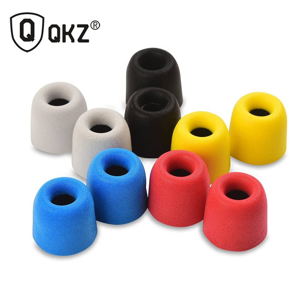 

QKZ Best-Selling 5 Pair/Set Universal Comply Memory Foam Earbuds T400 Ear Tips For In -Ear Earphone Soft And Easy To Replace