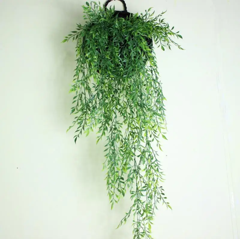Длинные Nandina искусственная ротанг висячий декор для стен растения и цветы