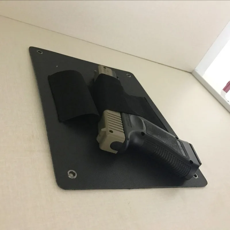

2018 Universal Military Tactical Consealed Gun Holster Detachable Pouch Desk Car Ceiling Mini Hunting Pistol Holster Pocket