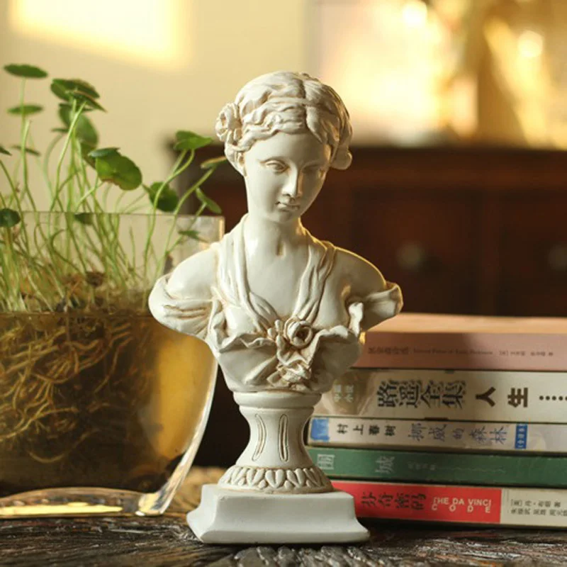 Beste Klassieke Antieke Venus Standbeeld Ambachten Hars Retro Figurine Decoratieve Sculptuur Woonkamer Decoratie Woondecoratie Gratis Verzending