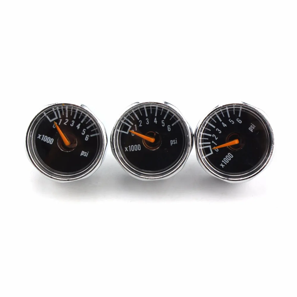 3 шт. PCP Пейнтбол Airsoft ВВС 1/8NPT высокое давление Калибр 25 мм 6000psi дюймов Мини