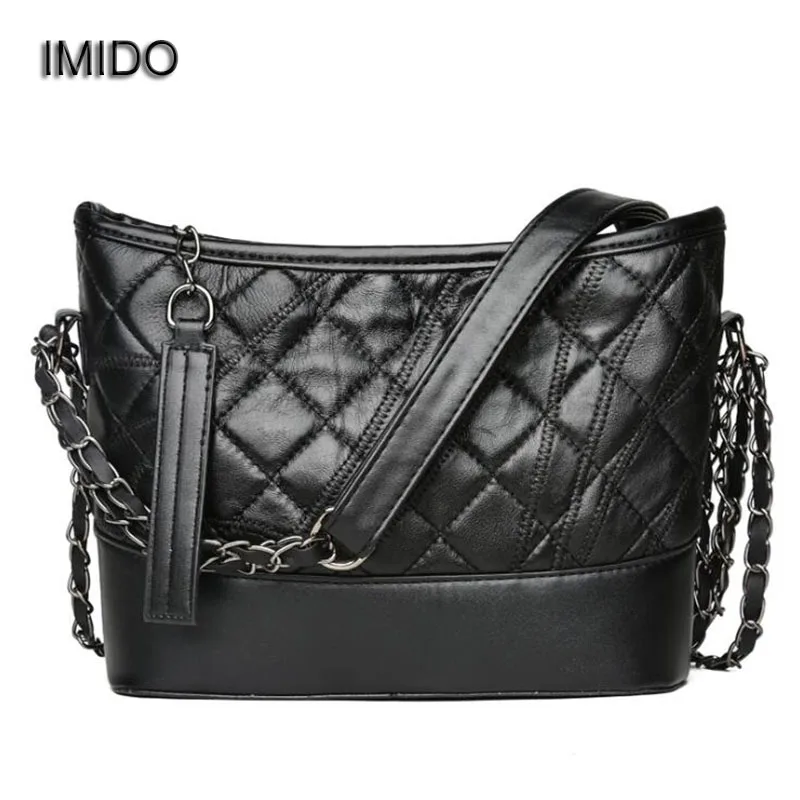 IMIDO 2018 Luxury Designer Women Messenger Bags Soft PU Leather Bag female Shoulder Bag ...