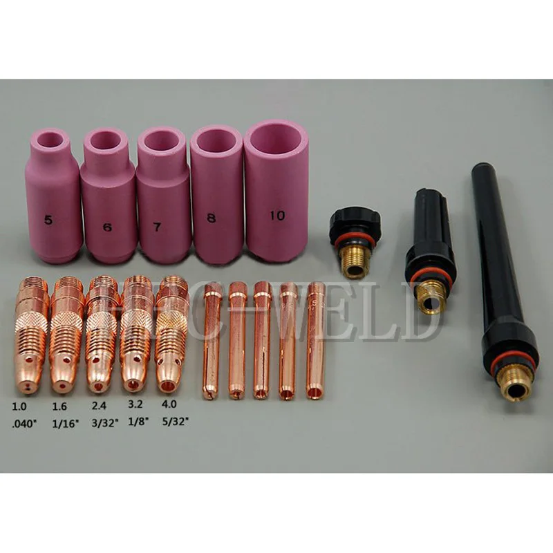 TIG Consumables Accessories KIT TIG Back Caps Collets Bodies FIT TIG