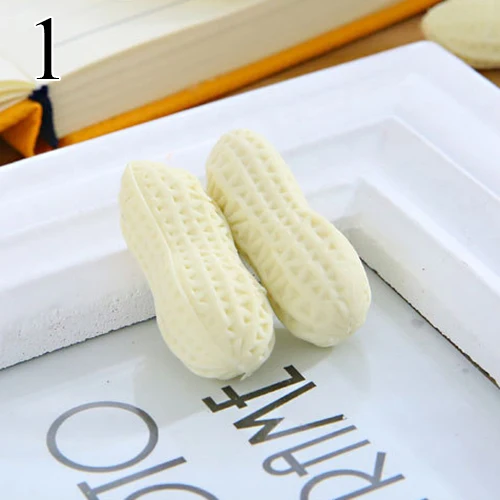 Buy 4pcs/set or 2pcs/set New Cute Kawaii Peanut Rubber