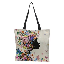 RAVIDINO Tote Повседневное Пляжная сумка большой Ёмкость складной продуктовый Многоразовые Высокое Класс Лен Для женщин серии хозяйственная сумка 43 см* 43 см