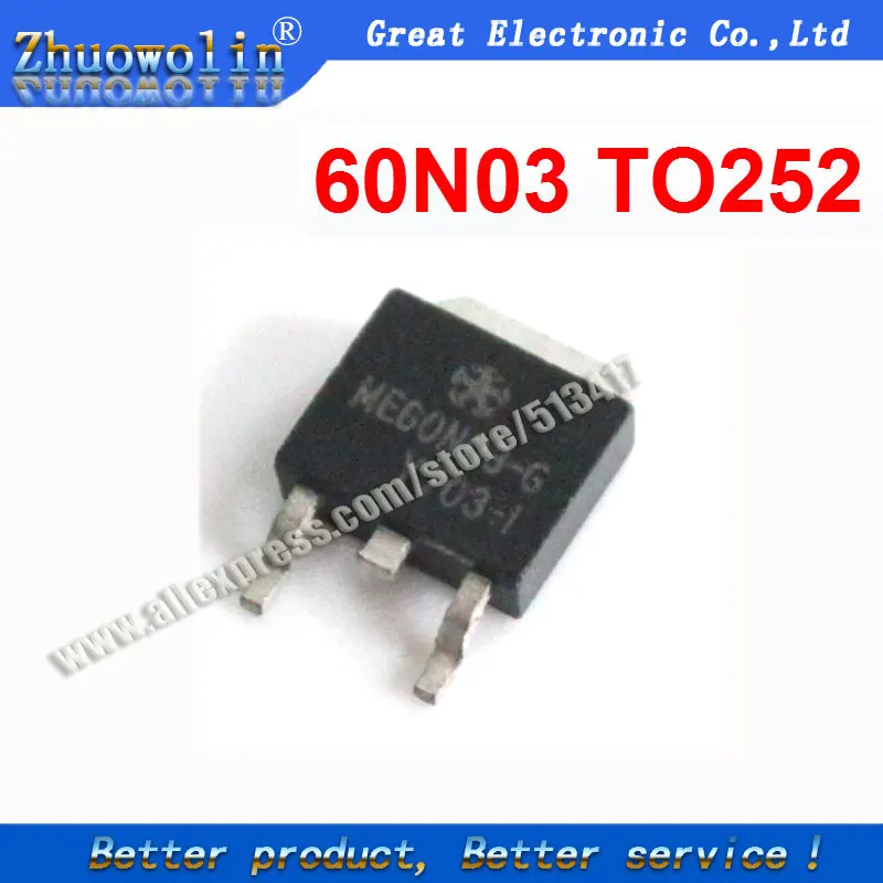 10PCS/Lot 60N03 ME60N03L ME60N03A FQD60N03L TO 252|lot lot|lot 10pcs ...