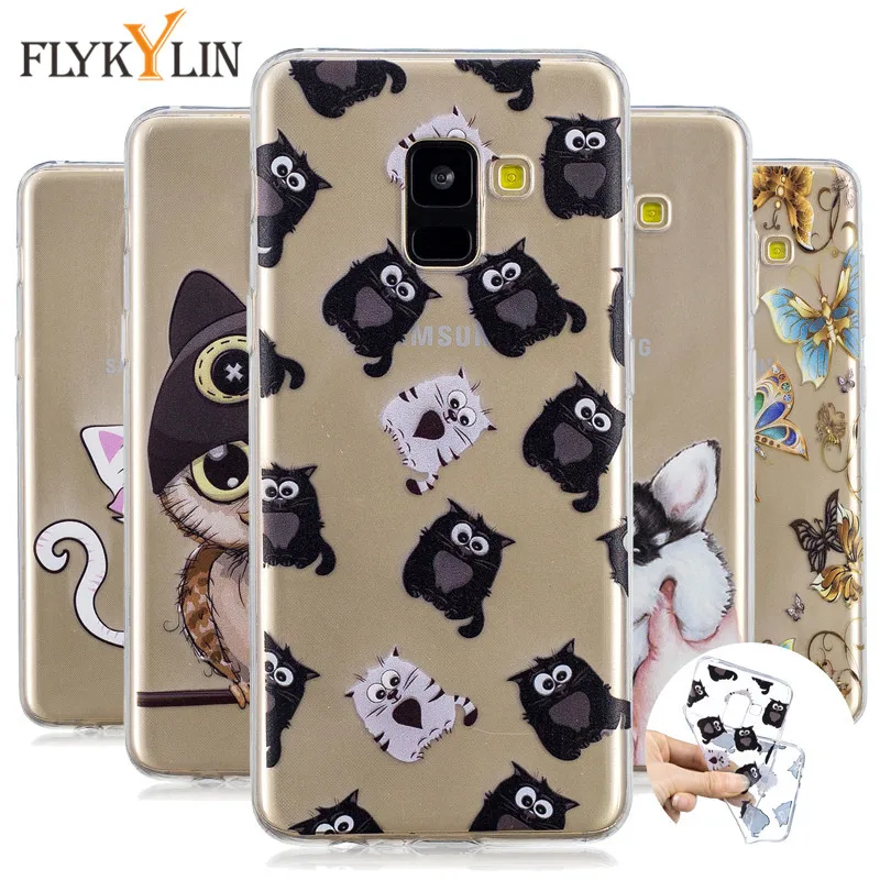 

Soft TPU case For Fundas Samsung Galaxy A6 A8 2018 Case For coque Samsung A6 Plus / A8 Plus 2018 case Silicone cover Phone Cases