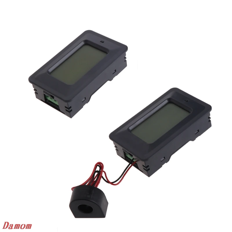 

20/100A AC LCD Digital Panel Power Watt Meter Monitor Voltage KWh Voltmeter Ammeter