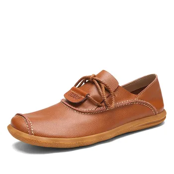 

Fashion Leather Shoes Men Breathable Soft Men Shoes Casual High Quality