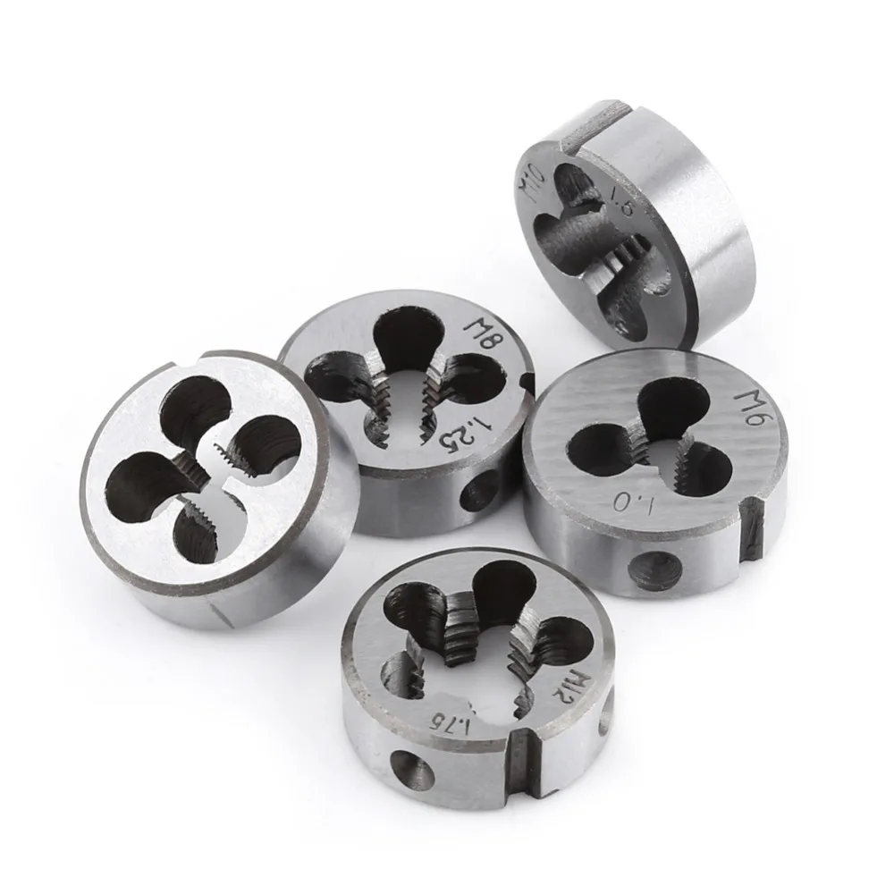 

6Pcs Metric Die Wrench Thread Spiral Screw Thread Tap Threading Tapping Hand Tool Kit Rosca Torneira machos de roscar