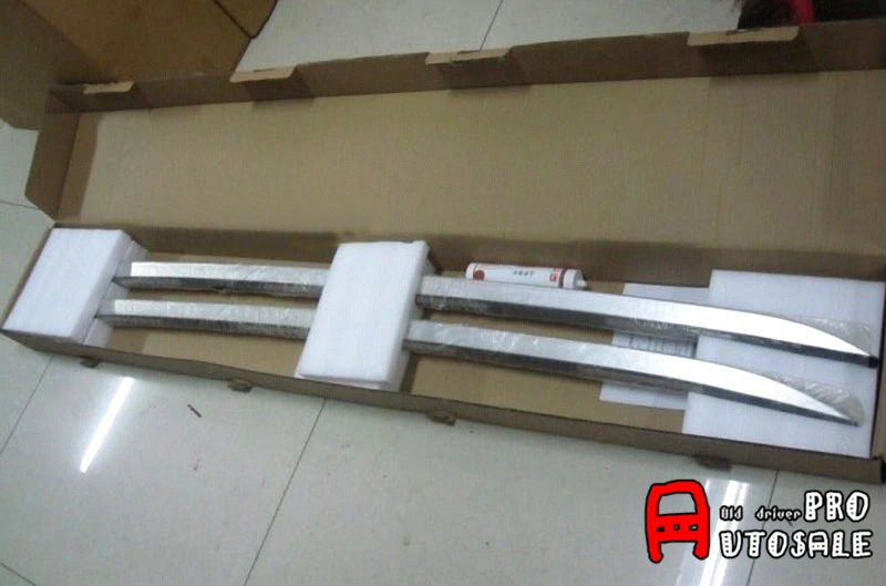 ل BMW X5 F15 2014 2015 الألومنيوم AlloyAluminum سبائك الفضة حامل الحقائب شريط أعلى سقف القضبان العتاد الرف