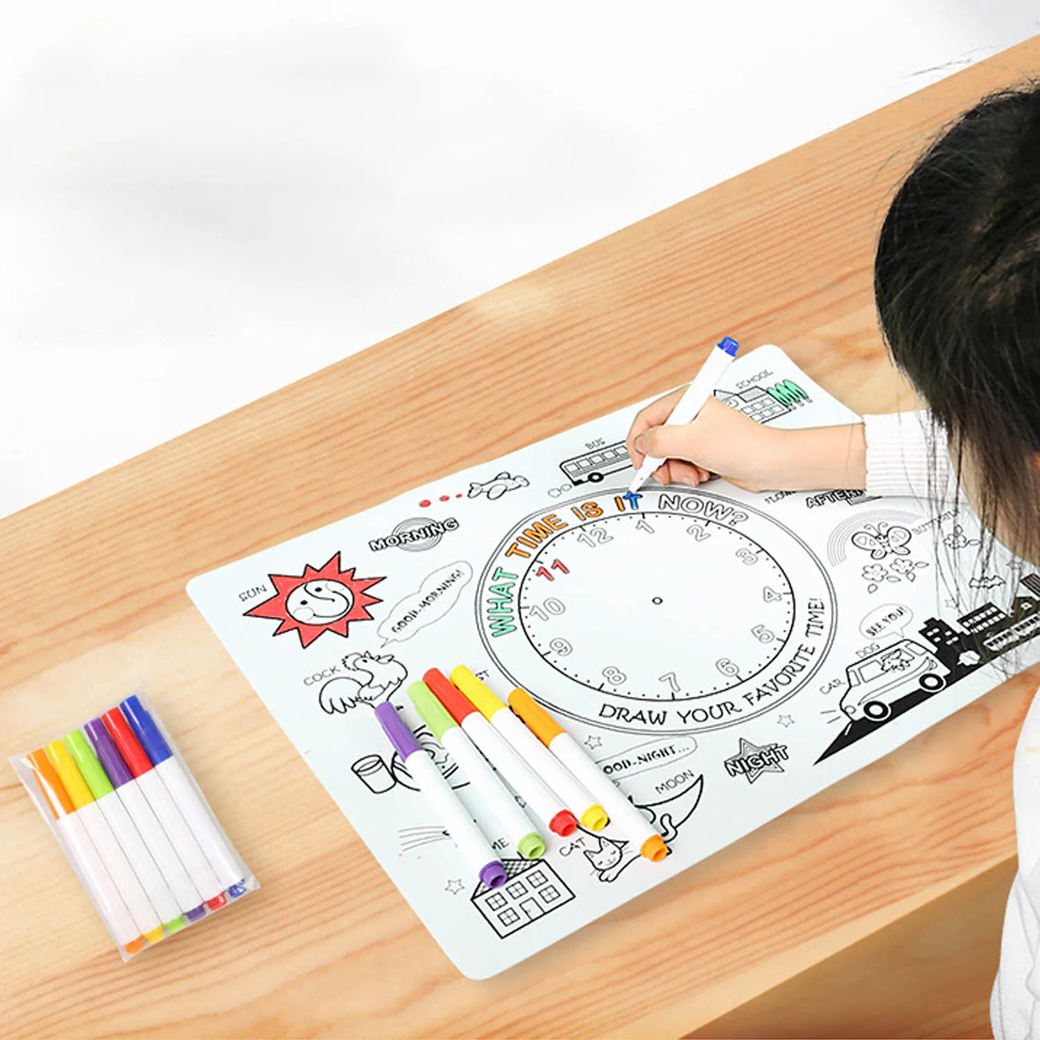 Mesa de Brinquedo para Crianças Projetor Inteligente Pintura Desenho Aprendizagem Precoce Brinquedo Educacional Presente 7 Cheap Brinquedos p desenhar