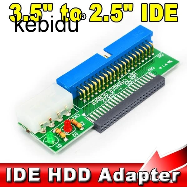 Kebidu 3 шт. 44Pin 2 5 &quotHDD до 5" IDE 40Pin интерфейс жесткий диск HDD конвертер адаптер для