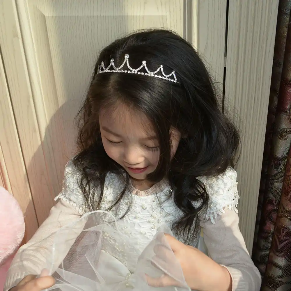 Princess Tiaras And Crowns Headbands Flower Girl Kids Birthday