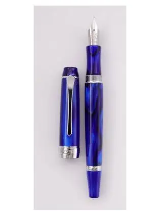 Penbbs 456 вакуумное наполнение авторучка прозрачная смола биколор наконечник даминг ручка - Цвет: 26sf