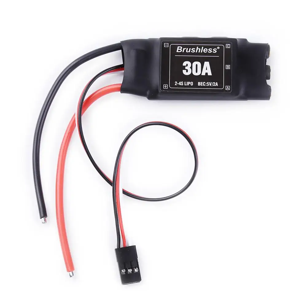 Rc Brushless 30A ESC 2-4S Electric Speed Controller with 5V 2A BEC For Rc Multicopter helicopter