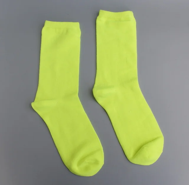 Женские неоновые короткие носки 2 пары|women crew socks|retro sockscrew socks |