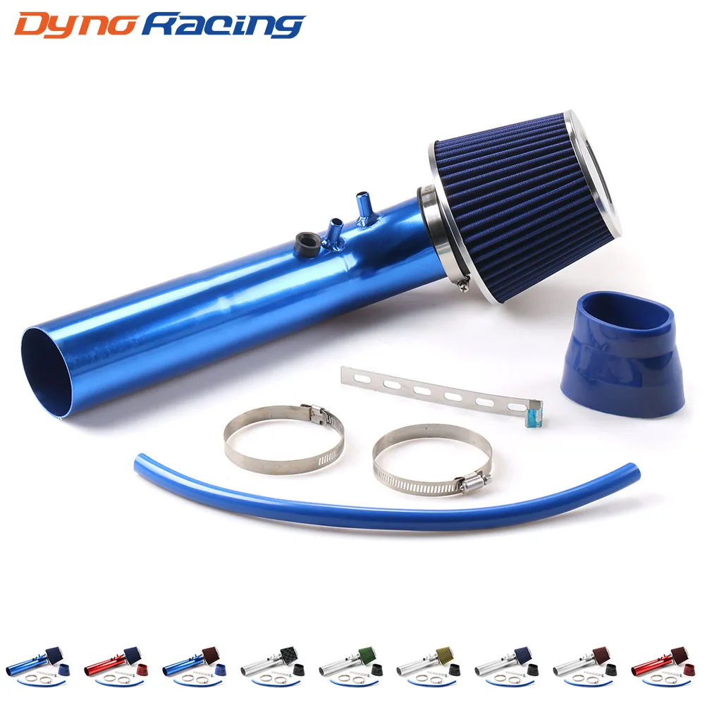

Universal 3" 76mm Air Intake Pipe With Aluminum Alloy Intake Pipe Kit Tube Kit Air filter Performance Cold Air Intake Kit