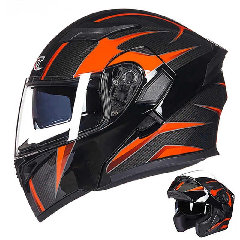 GXT мотоциклетный шлем флип-ап шлем для мотокросса Capacete da Motocicleta Cascos Moto Casque Doublel объектив гоночные шлемы для верховой езды