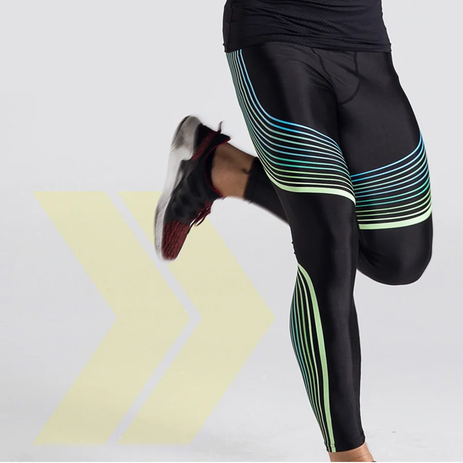 

New Mens Running Tights Compression Pants Rashgard MMA Gym Tight Joggers Yoga Leggings Men Trousers Fitness Jogging Sport Pants