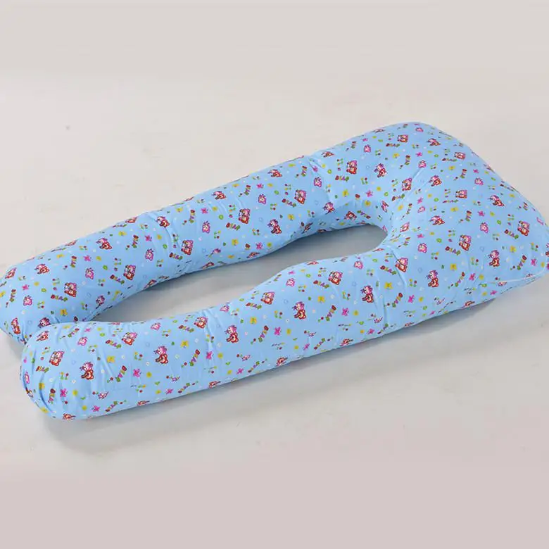 Многофункциональная u-образная хлопковая Подушка для беременных, подушка для поддержки поясницы для беременных женщин, мультяшная обезьяна, кошка - Цвет: Fox