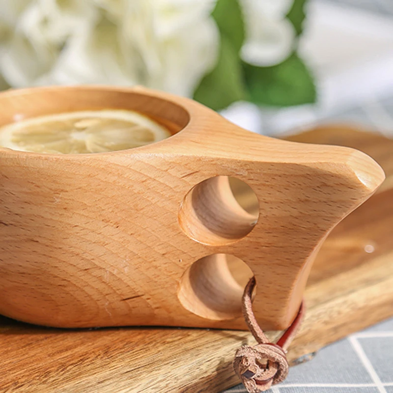 Vintage Wood Coffee Mugs Finland Kuksa Wooden Cups Coffee Tea Milk Mugs Beer Wine Cups Outdoor Camping Wooden Mugs Gift 3 Designs (8)