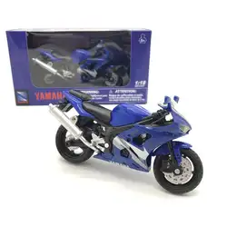 NEWRAY 1/18 масштаб игрушки, модели мотоциклов YAMAHA R1 литья под давлением металлический мотоцикл модель ручной работы игрушки для