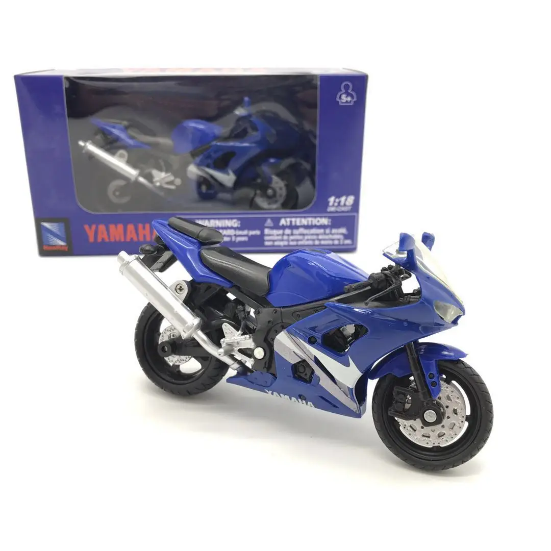 NEWRAY 1/18 Масштаб Модель мотоцикла игрушки YAMAHA R1 литой металл модель Игрушка для