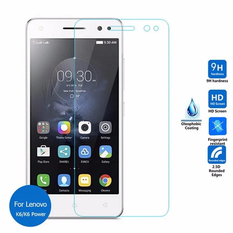

Tempered Glass For Lenovo K6 Power Screen Protector For Lenovo K6 Power K33a42 Protective Glass Film pelicula de vidro