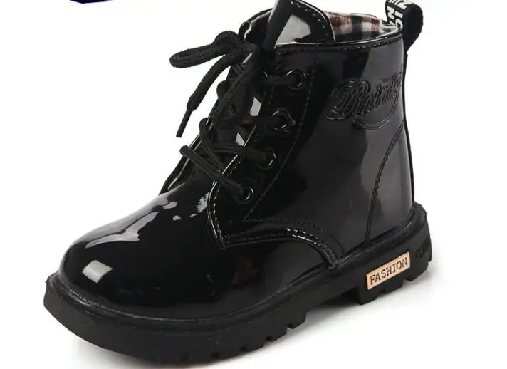 Новые модные детские ботинки Chaussure Enfant зимняя обувь для мальчиков и девочек