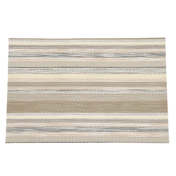 

A Set Of 8 PVC + polyester yarn Decorative Washable Placemat Table Mats, Heat-Resistant Placemat Coasters
