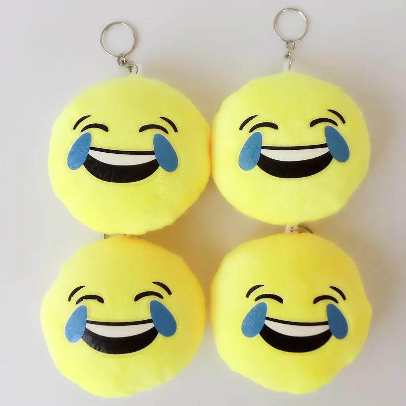 

8pcs/lot Plush Keychain Qq Emoticon Series Children's Toys Kawaii Pendant Cartoon Plush Filled Emoticon Toys