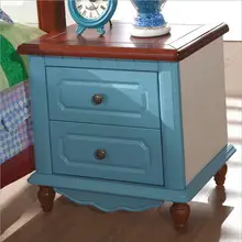 Высокое качество Кровать Мода Современный европейский стиль страны кровать тумбочки p10262