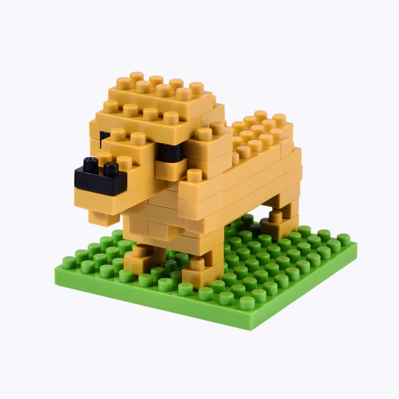 

2016 New Brand Sausage Dog Building Blocks Children Kids Educational Toys DIY Model Bricks Best Gift Set For Boys Girls DA072
