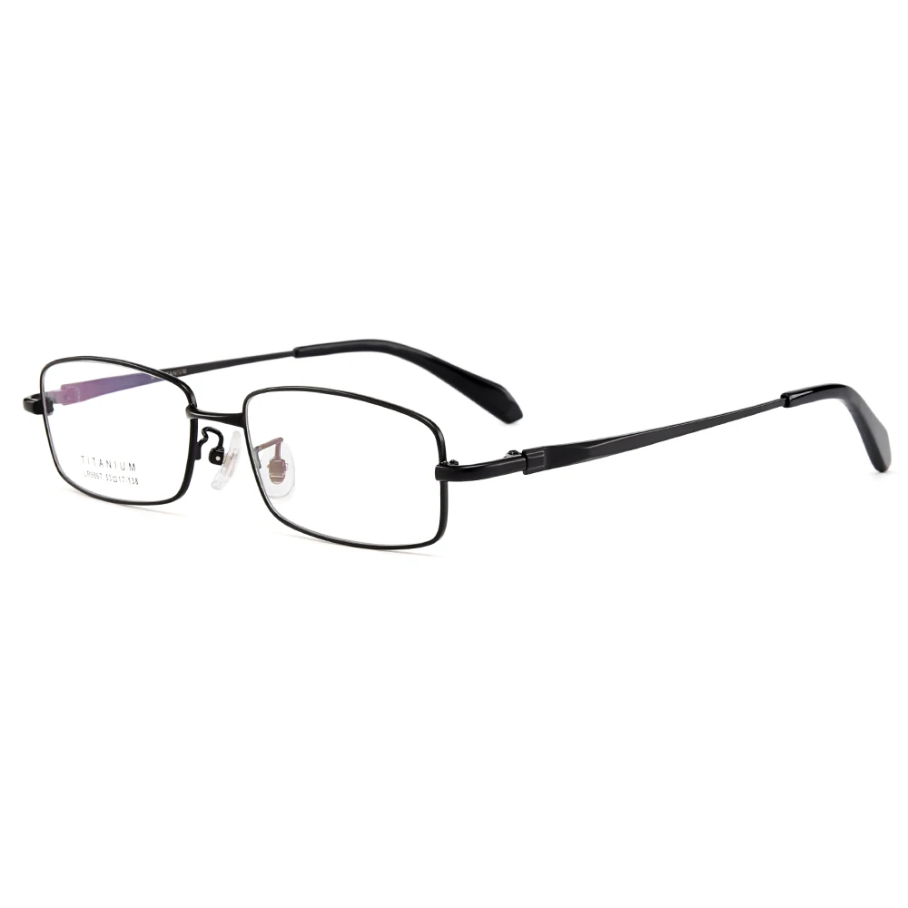 Gmei оптический Сверхлегкий чистый титан полный обод очки Рамка для деловых мужчин близорукость чтения рецепт очки LR9867