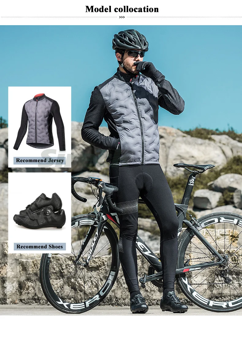 Santic Для мужчин зимние велосипедные штаны Высокое качество Pro MTB дорожный велосипед комбинезон плотная, ветронепроницаемая теплая 4D мягкий Велосипедный спорт длинные брюки для девочек