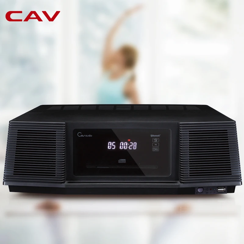 CAV IH-30 Bluetooth динамик CD MP3 радио плеер USB док-станция черный белый 2,0 канальный Домашнее использование Классический Bluetooth комбинация динамиков