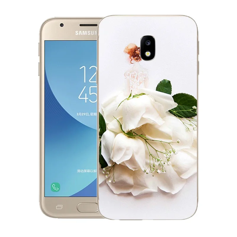 Мягкий силиконовый чехол для телефона Samsung J3 2017 J3(7) с принтом Galaxy J330F DS 5 0 дюйма