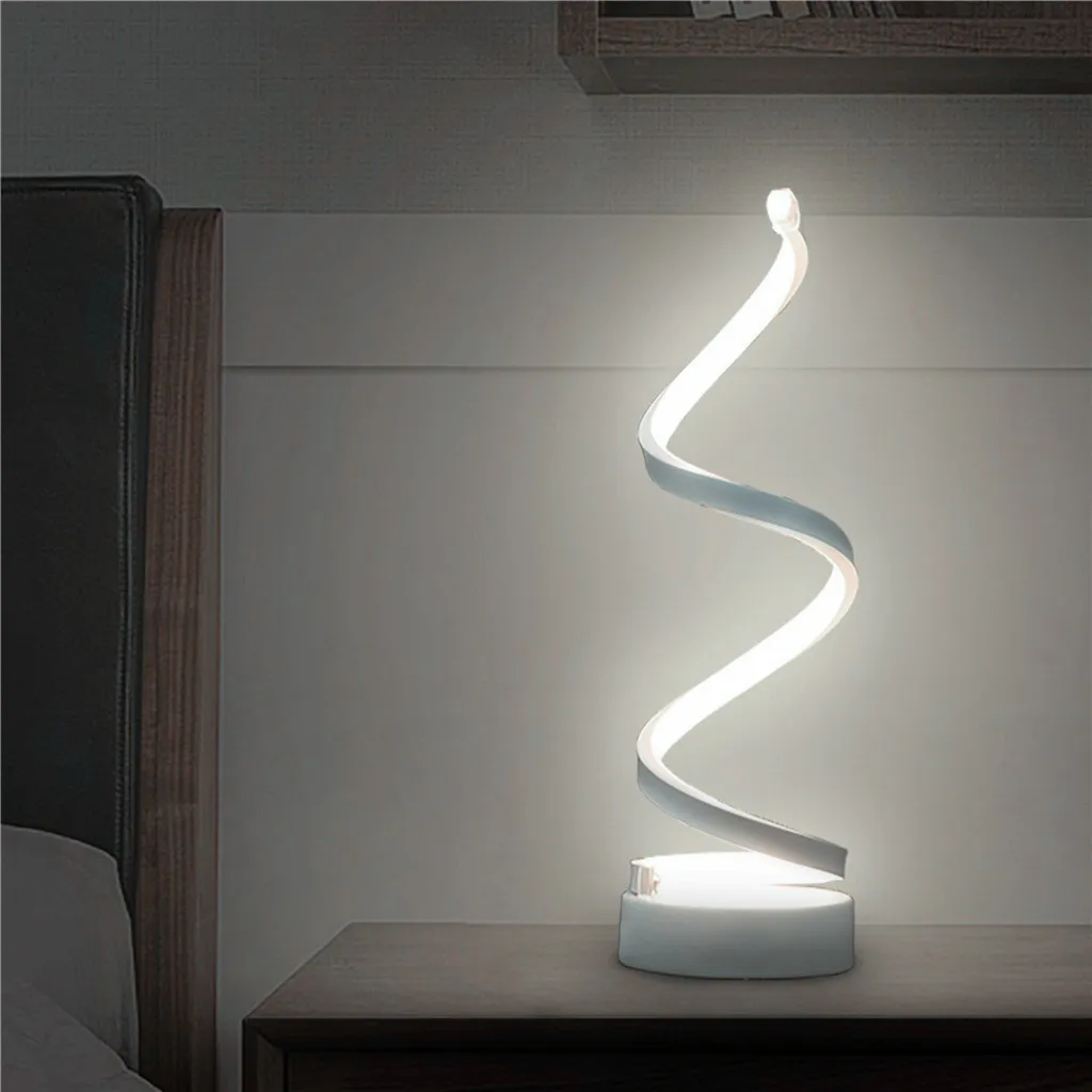 

New LED Desk Lamp Dimmable Eyecare Reading Lamp Folding Control Table Spiral table lamp Eyecare for the Home Office 2019