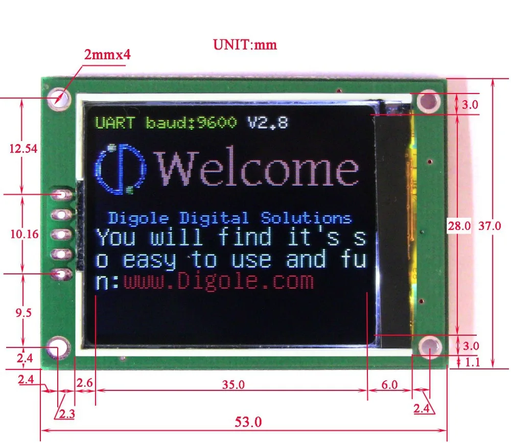 Color TFT LCD 160x128 Display Module 